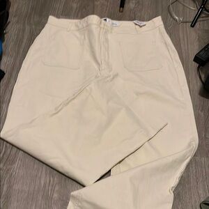 Old Navy Cream Wide Leg Pants